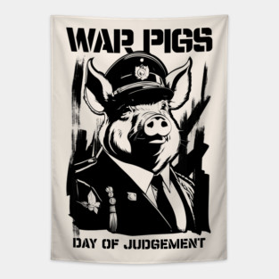 WAR PIGS Tapestry