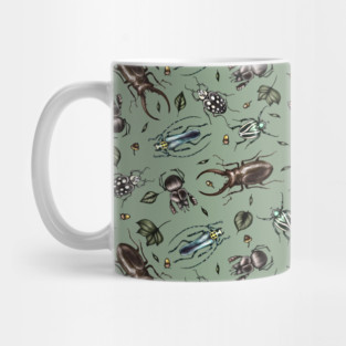 Beetle pattern - Insect collection Mug