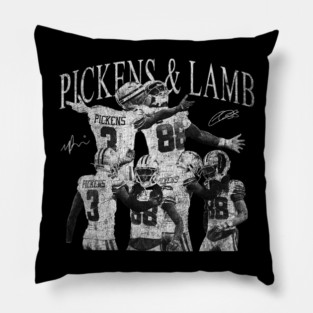 George Pickens Ceedee Lamb Vintage Pillow