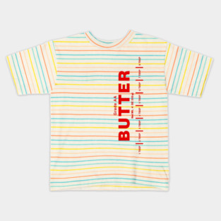 Stick of Butter Wrapper Kids T-Shirt