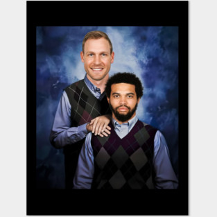 Ben Johnson Caleb Williams Chicago Football  Step Brothers Vintage Posters and Art