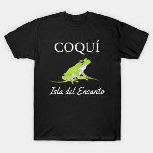 Cute Green Coqui Frog Amphibian Nature Lover T-Shirt