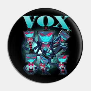 Vox Limited Vintage Bootleg Hazbin Hotel 2 Pin