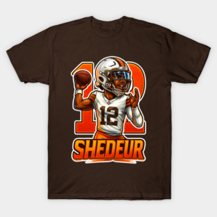 Shedeur Sanders Cleveland Caricature design T-Shirt