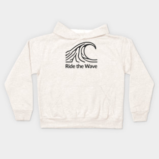 Ride the Wave Kids Hoodie