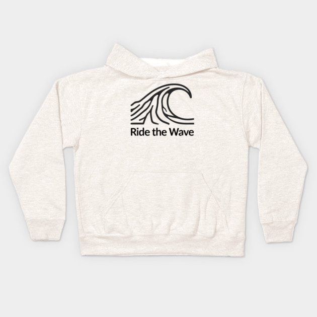 Ride the Wave Kids Hoodie by Urbanprint
