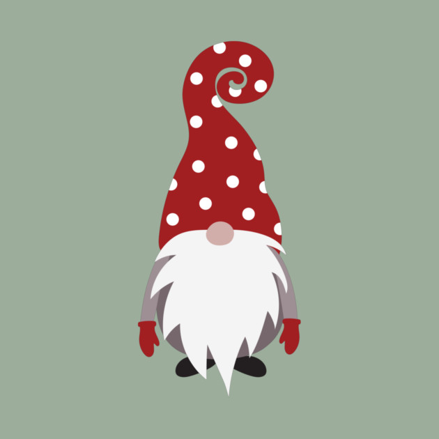 Whimsical Polka-Dot Holiday Gnome by JunkyDotCom