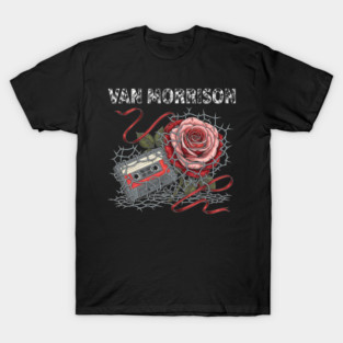 Van Morrison Tape & Rose T-Shirt