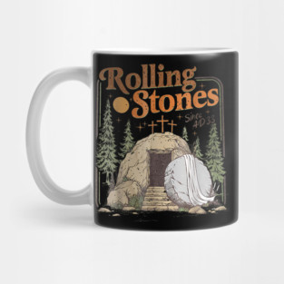 The Stone Was Rolled Away He Is Alive Retro Christian Easter Mug