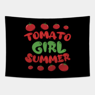 Tomato Girl Summer Tapestry