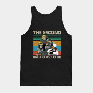 The Second Breakfast Club Vintage Retro Parody Tank Top