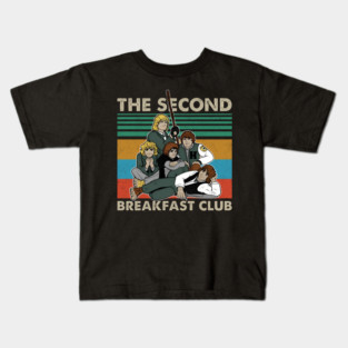 The Second Breakfast Club Vintage Retro Parody Kids T-Shirt