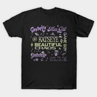 Retro Katseye Beautiful Chaos Tracklist M9871 T-Shirt