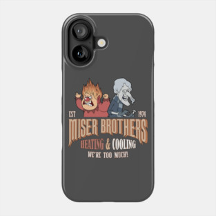Retro Miser Brothers Heating and Cooling Phone Case