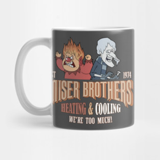 Retro Miser Brothers Heating and Cooling Mug