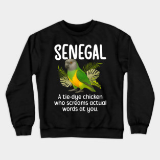 Senegal Definition Senegal Parrot Owner Senegal Parrot Lover Crewneck Sweatshirt