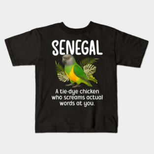 Senegal Definition Senegal Parrot Owner Senegal Parrot Lover Kids T-Shirt