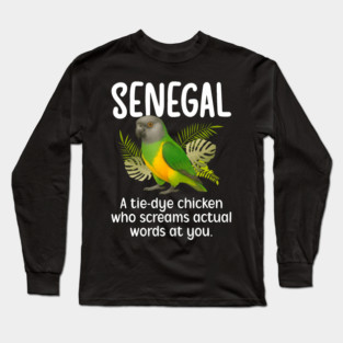 Senegal Definition Senegal Parrot Owner Senegal Parrot Lover Long Sleeve T-Shirt