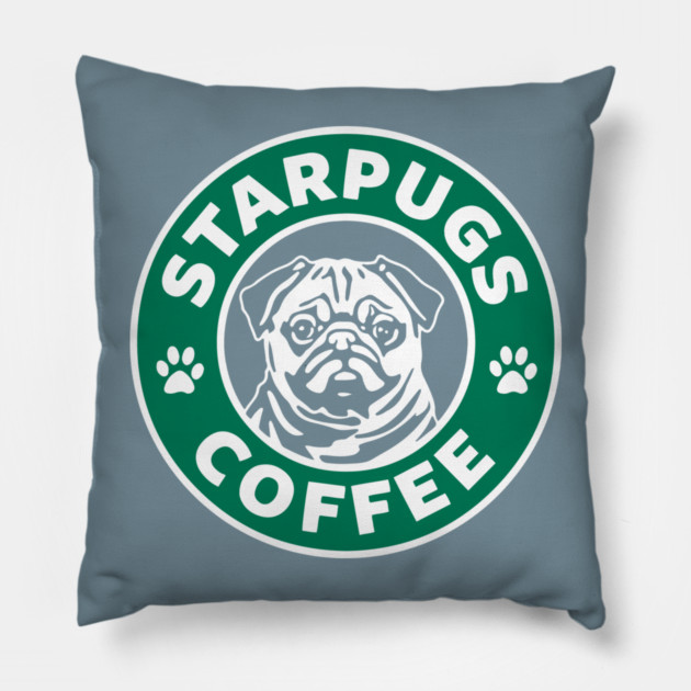 Starpugs Coffee Dog Parent Coffee Addict Pillow by Anticorporati