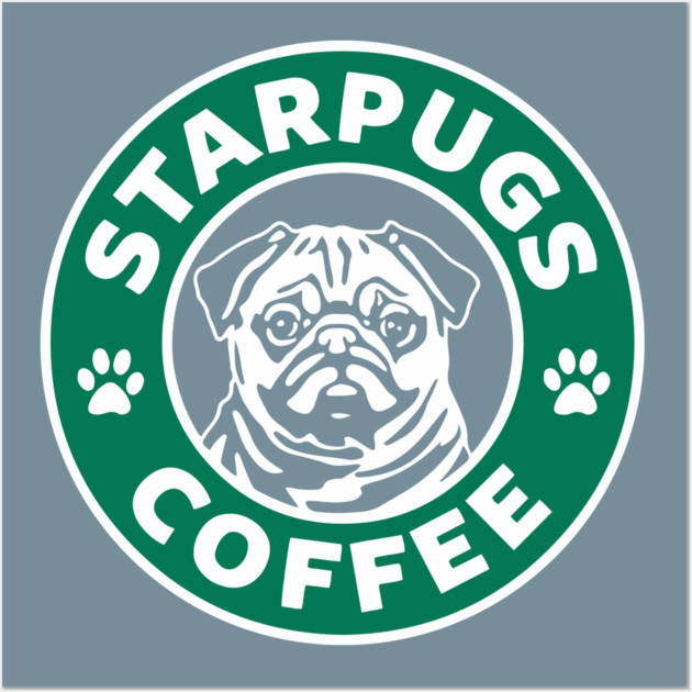 Starpugs Coffee Dog Parent Coffee Addict Wall Art by Anticorporati