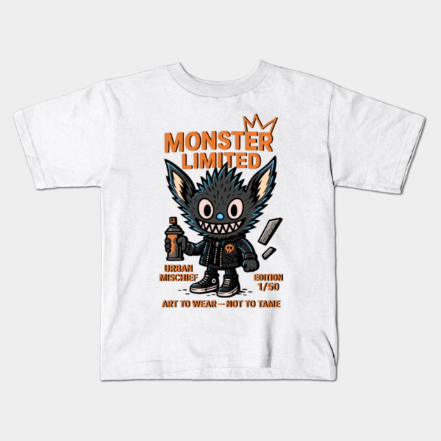 Monster Limited Edition Urban Mischief Funky Style Kids T-Shirt by Art2Wear