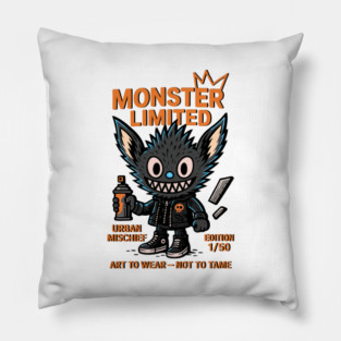 Monster Limited Edition Urban Mischief Funky Style Pillow
