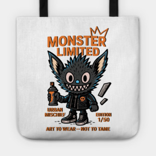 Monster Limited Edition Urban Mischief Funky Style Tote