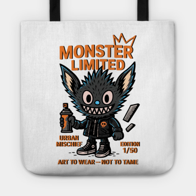 Monster Limited Edition Urban Mischief Funky Style Tote by Art2Wear