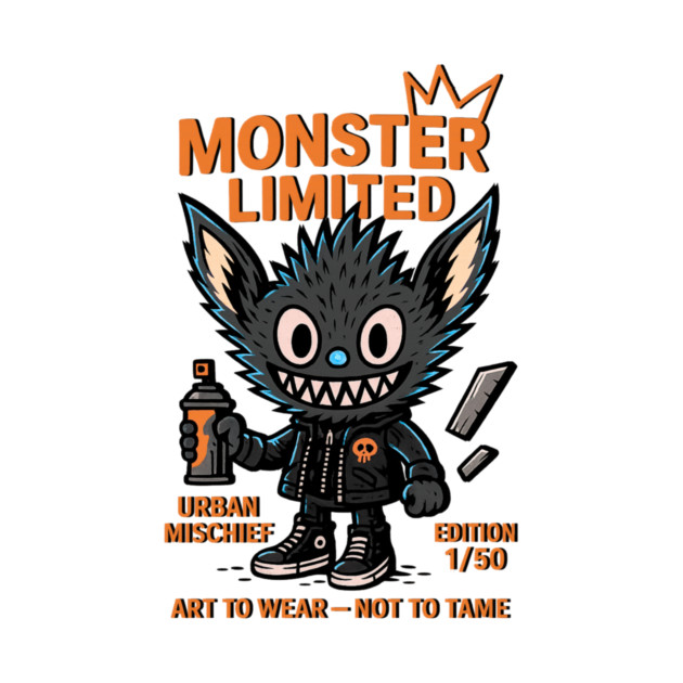 Monster Limited Edition Urban Mischief Funky Style by Art2Wear