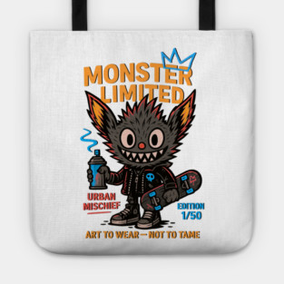 Monster Limited Edition Art to Wear - Not to Tame Tote