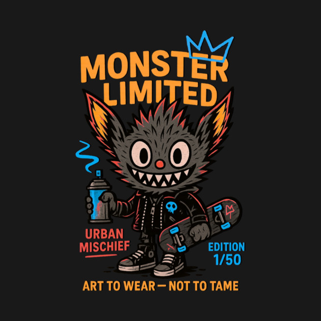 Monster Limited Edition Art to Wear - Not to Tame by Art2Wear