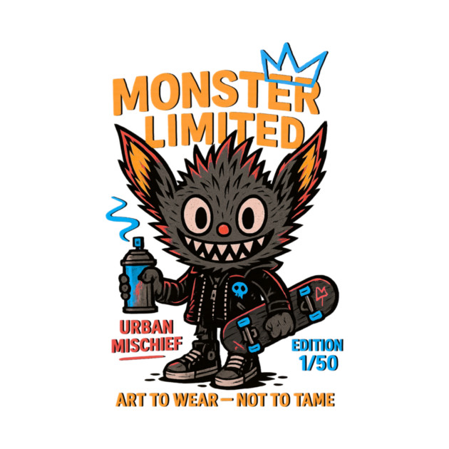 Monster Limited Edition Art to Wear - Not to Tame by Art2Wear