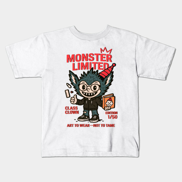 Monster Limited Class Clown Edition One Kids T-Shirt by Art2Wear