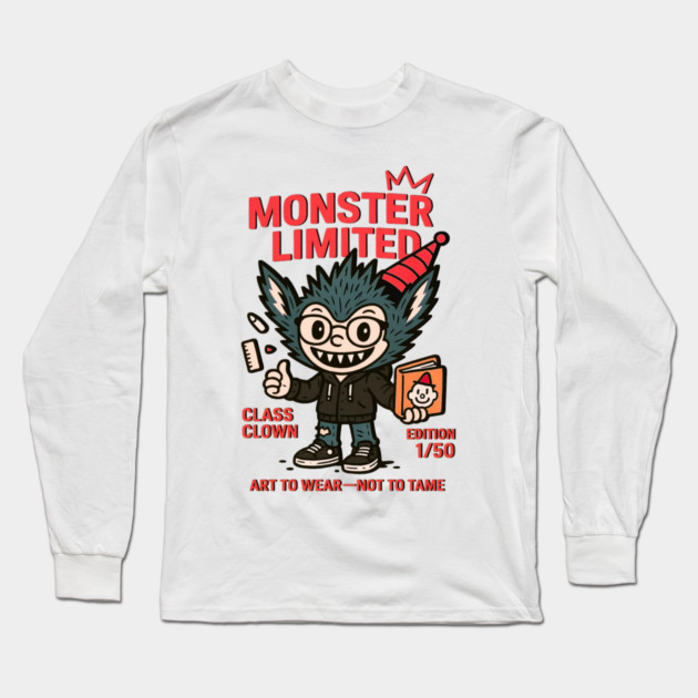Monster Limited Class Clown Edition One Long Sleeve T-Shirt by Art2Wear