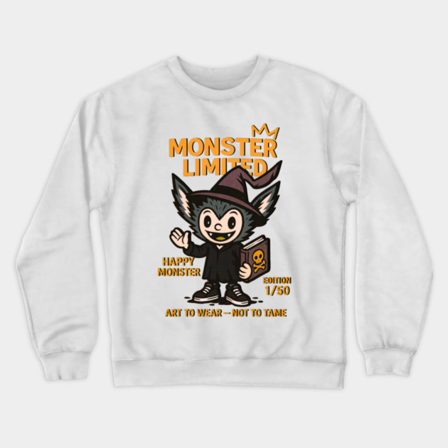 Spooky Season Cute Monster Limited Edition 1/50 Crewneck Sweatshirt by Art2Wear