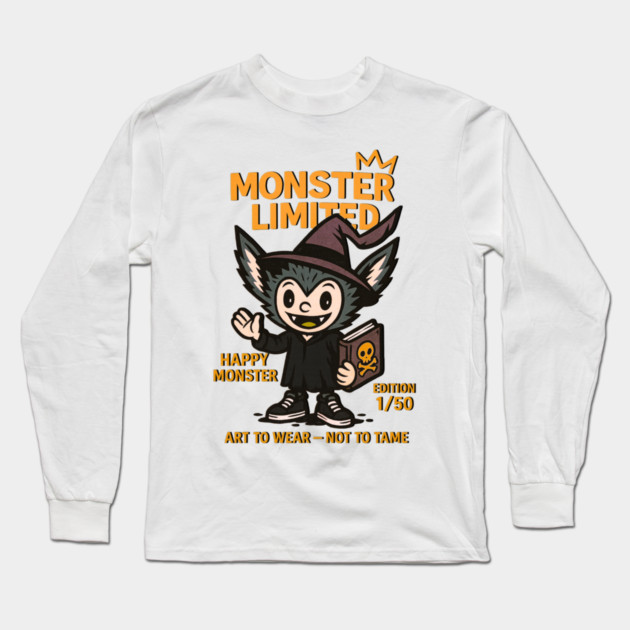 Spooky Season Cute Monster Limited Edition 1/50 Long Sleeve T-Shirt by Art2Wear