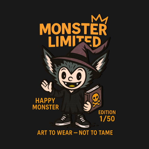 Spooky Season Cute Monster Limited Edition 1/50 by Art2Wear