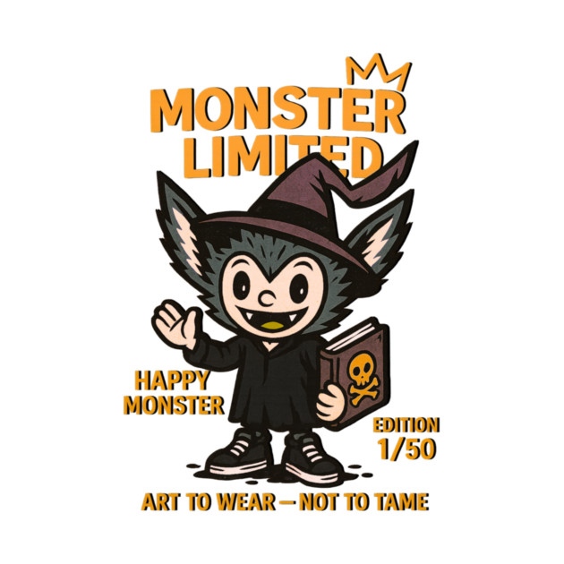 Spooky Season Cute Monster Limited Edition 1/50 by Art2Wear