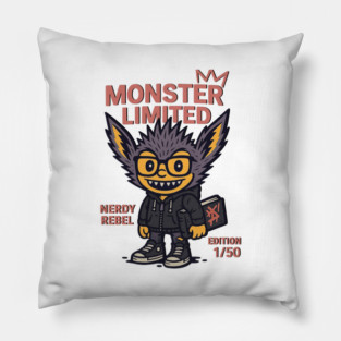Nerdy Monster Limited Edition Graphic Novel Fan Pillow