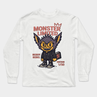 Nerdy Monster Limited Edition Graphic Novel Fan Long Sleeve T-Shirt