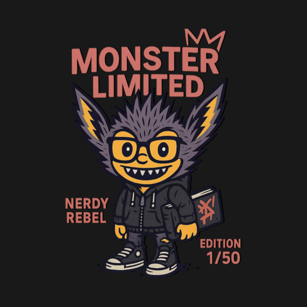 Nerdy Monster Limited Edition Graphic Novel Fan by Art2Wear