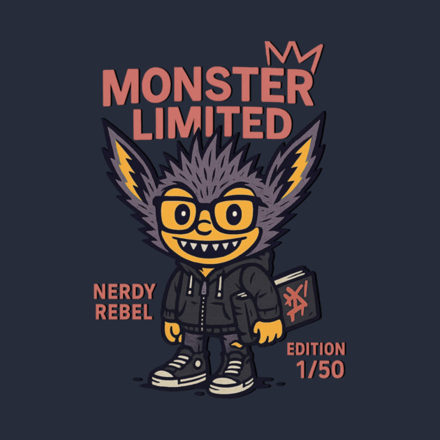 Nerdy Monster Limited Edition Graphic Novel Fan by Art2Wear