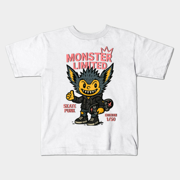 Monster Limited Skate Punk Edition 1/50 Skate Kids T-Shirt by Art2Wear