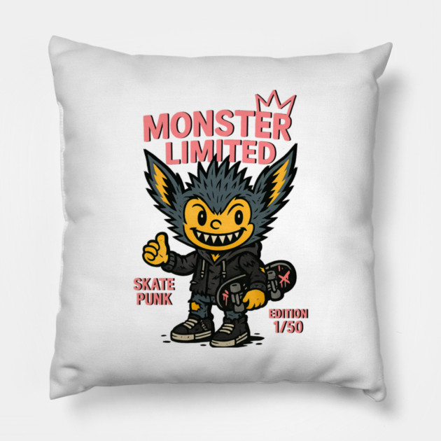 Monster Limited Skate Punk Edition 1/50 Skate Pillow by Art2Wear