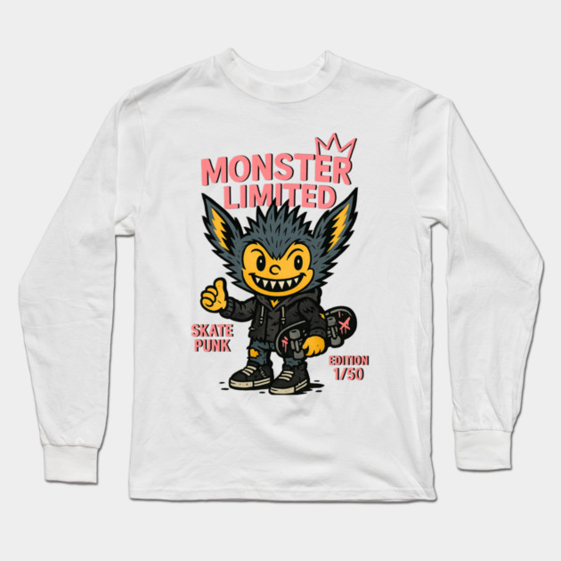 Monster Limited Skate Punk Edition 1/50 Skate Long Sleeve T-Shirt by Art2Wear