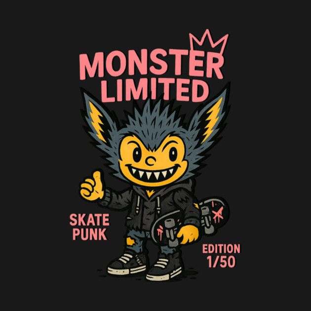 Monster Limited Skate Punk Edition 1/50 Skate by Art2Wear