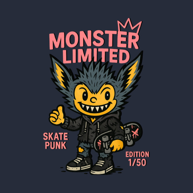 Monster Limited Skate Punk Edition 1/50 Skate by Art2Wear