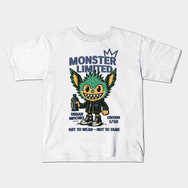 Monster Limited Urban Mischief Edition 1/50 Kids T-Shirt by Art2Wear