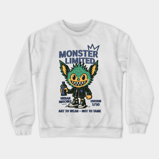 Monster Limited Urban Mischief Edition 1/50 Crewneck Sweatshirt by Art2Wear