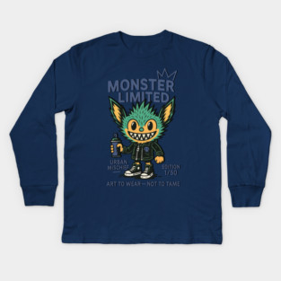 Monster Limited Urban Mischief Edition 1/50 Kids Long Sleeve T-Shirt